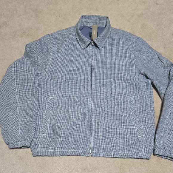 J. Crew Other - J. Crew Men's Navy Checkered Lightweight Jacket